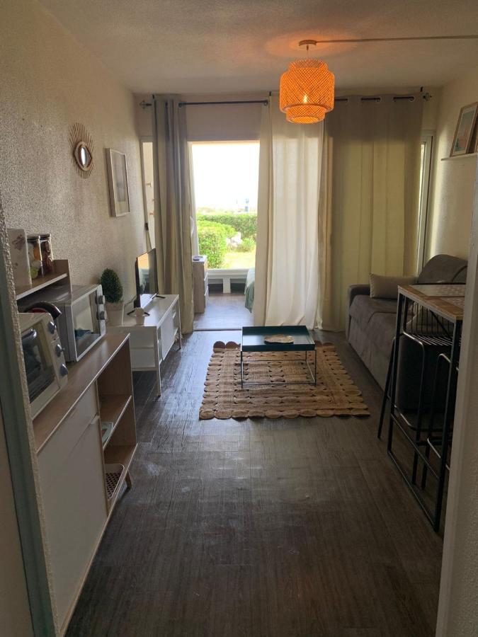 Studio Cabine Marche De Noel - Vue Mer Le Barcarès Exteriör bild